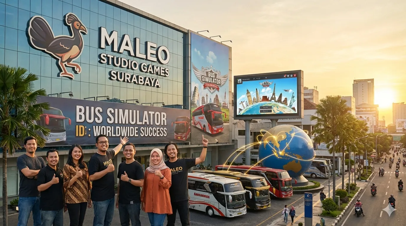 Kisah Maleo Studio Games Surabaya, Developer game Lokal yang Bawa Bus Simulator ID Mendunia
