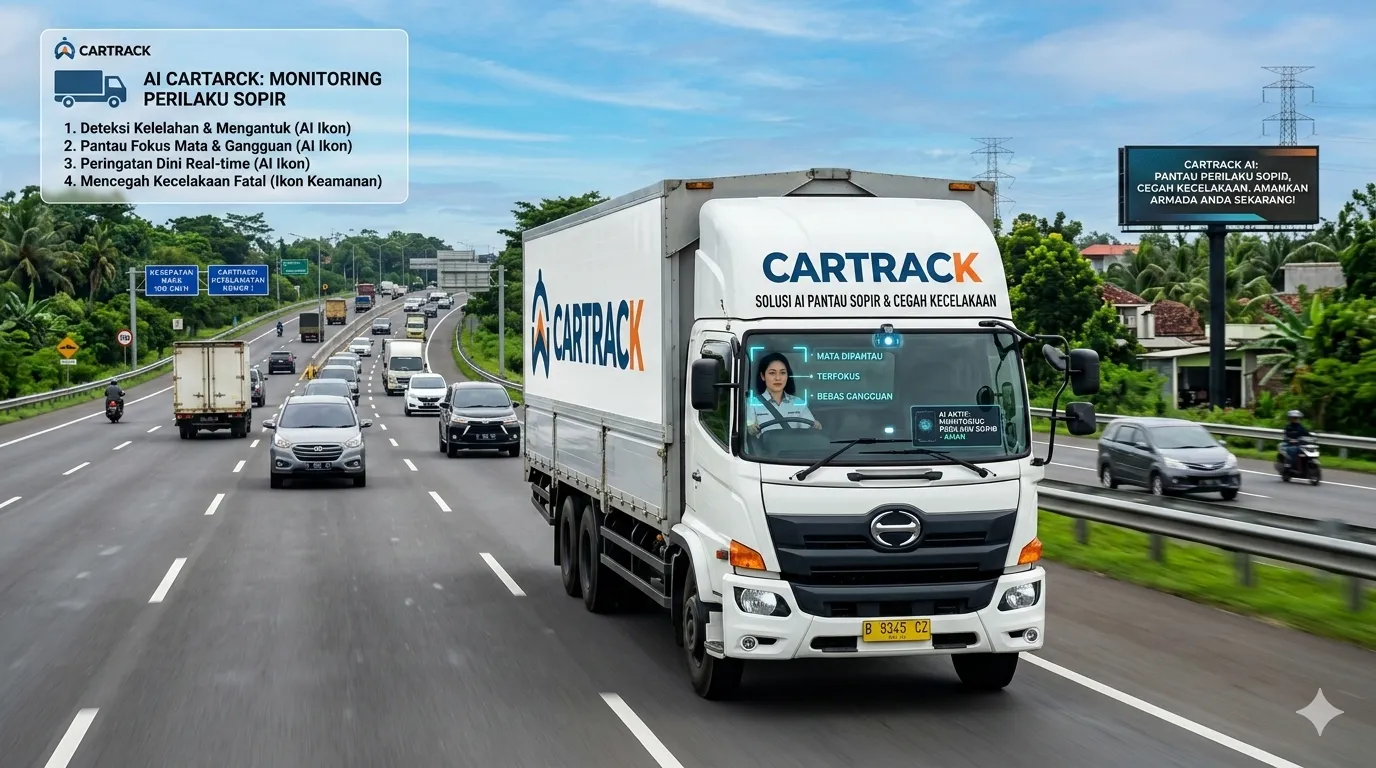 Cartrack Gunakan AI Pantau Perilaku Sopir dan Cegah Kecelakaan 