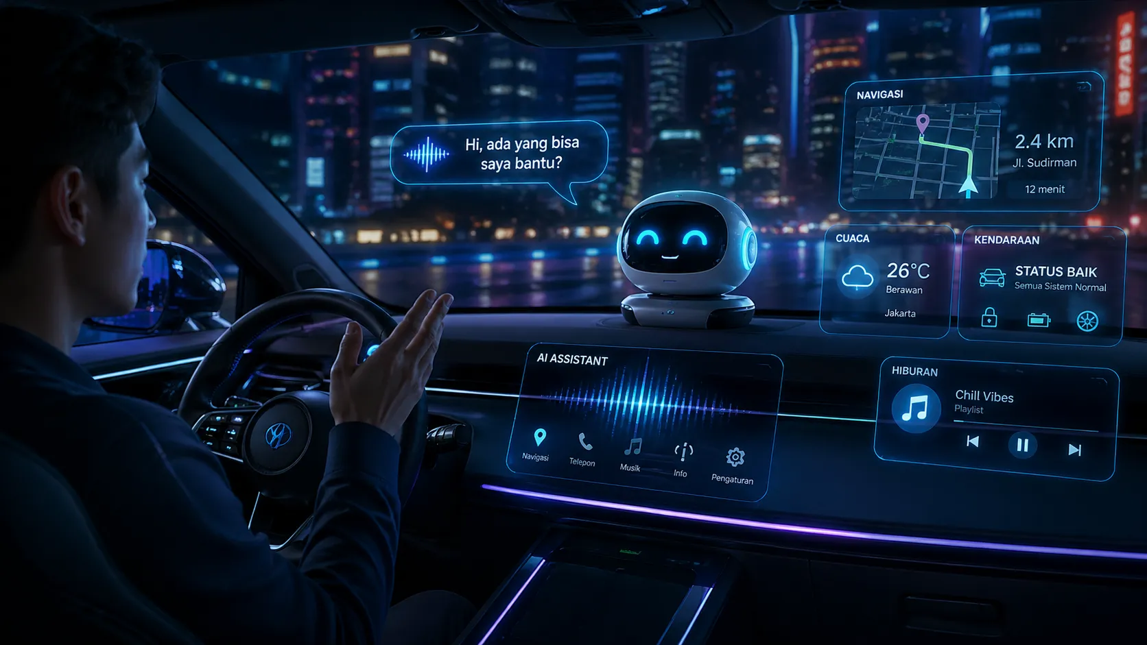 Robot AI Huawei Bisa Tempel di Dashboard Mobil, Ini Fungsi Canggihnya