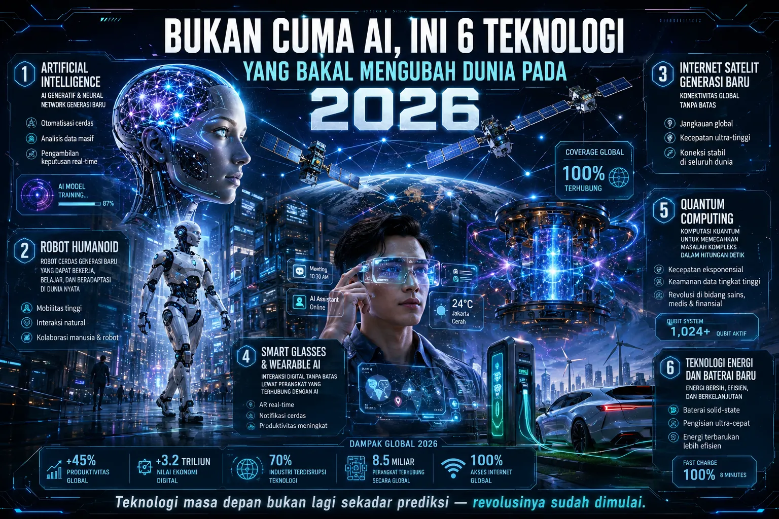 Bukan Cuma AI, Ini 6 Teknologi yang Diprediksi Mengubah Dunia pada 2026