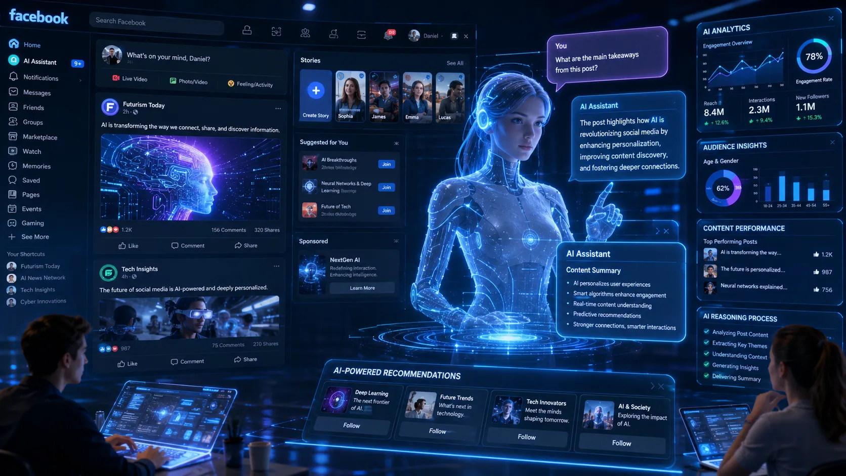Facebook Punya Fitur AI Mode, Bisa Jawab Pertanyaan dari Postingan Pengguna