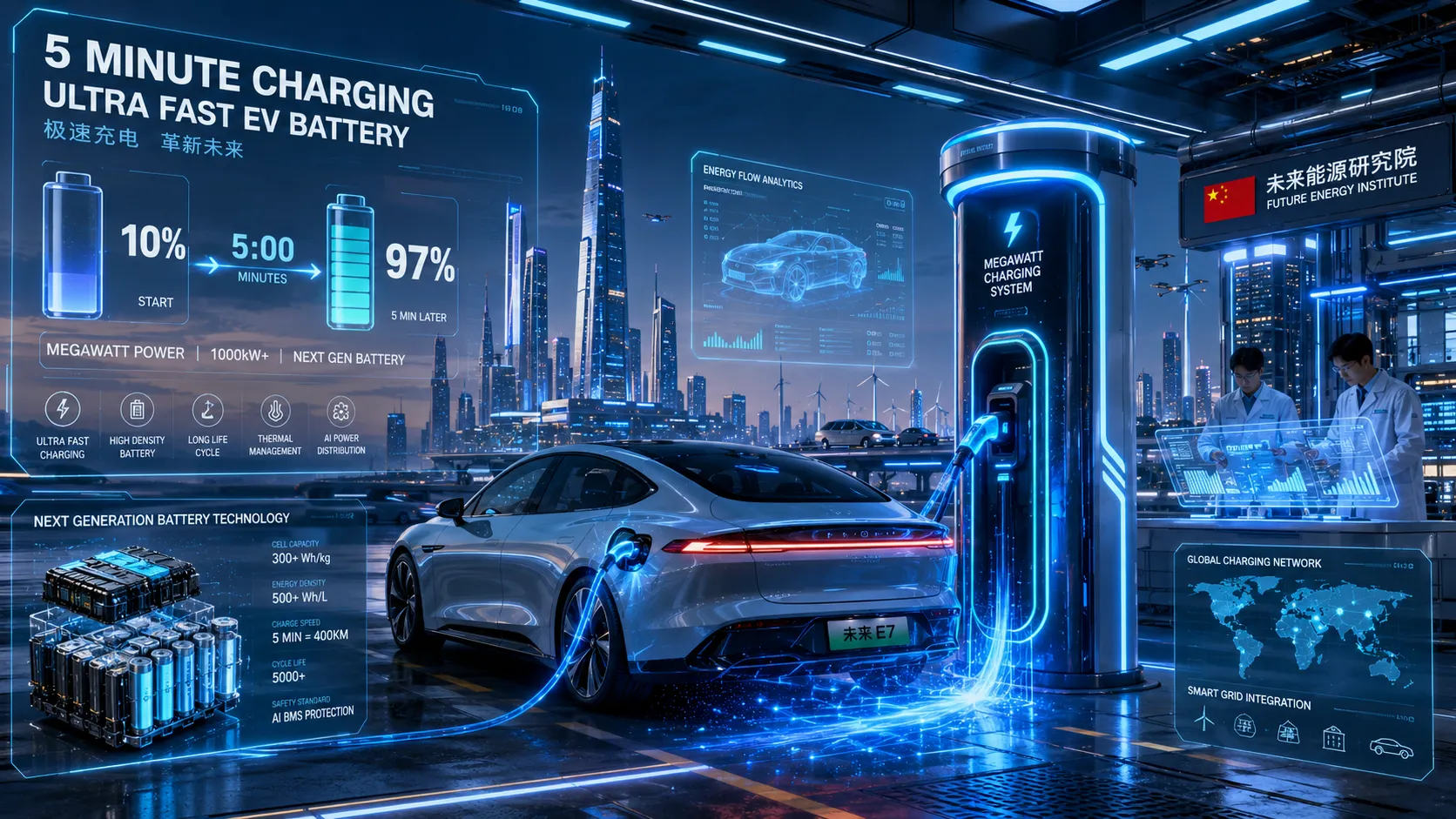 China Bikin Baterai Mobil Listrik yang Bisa Terisi Penuh dalam Hitungan Menit
