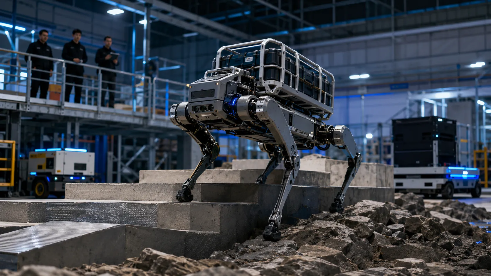 China Pamer Robot Berkaki Empat, Mampu Angkut Beban hingga 210 Kilogram