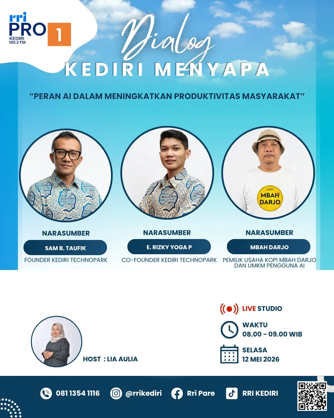 Poster Peran AI dalam Meningkatkan Produktivitas Masyarakat